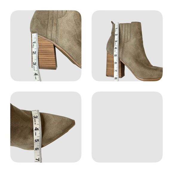 Nine West Orleeh Women's Block Heel Ankle Boots Tan Taupe Size 8.5 - Picture 7 of 15